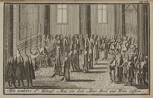 Nemecký grafik z 1. polovice 18. storočia – Korunovačný výjav VIII 