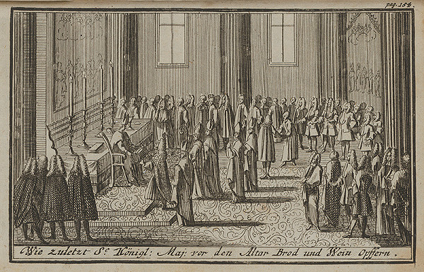 Nemecký grafik z 1. polovice 18. storočia – Korunovačný výjav VIII 