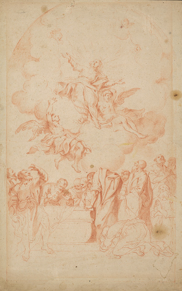 Stredoeurópsky autor z 18. storočia – Nanebovzatie Panny Márie 