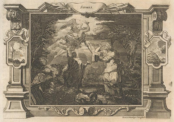 Michael Heinrich Rentz, Johann Daniel de Montalegre – Anjel rozsvecuje svetlo svätej Gudule