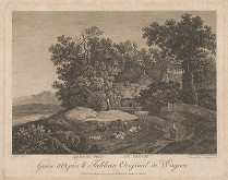 Carl Wilhelm Weisbrod, Johann Georg Wagner – Dedinská krajinka 