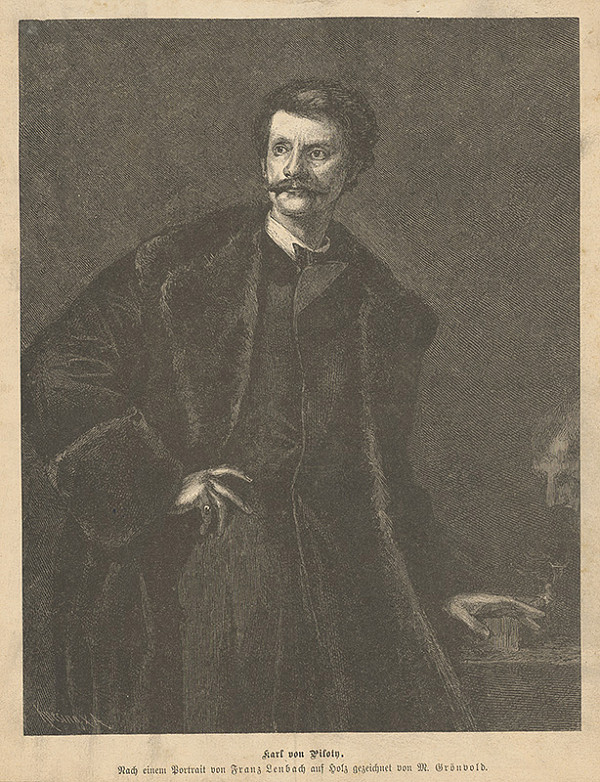 Markus Frederik Grönvold, Franz Seraph von Lenbach – Karl von Piloty 