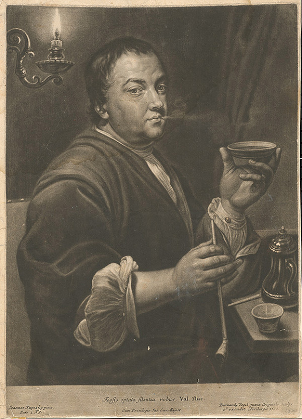 Bernhard Vogel, Ján Kupecký – Portrét obchodníka Wolfganga Tobiasa Hutha  