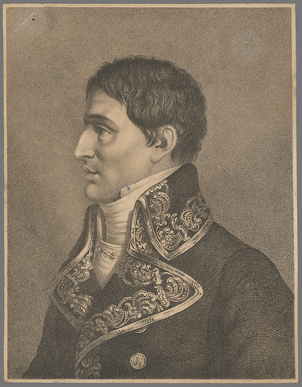 Stredoeurópsky grafik z 19. storočia – Portrét muža 