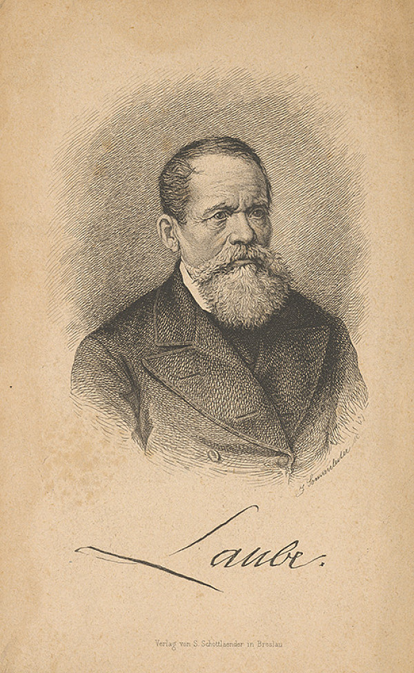 Johannes Sonnenleiter – Portrét Laubeho 