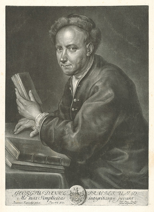 Valentin Daniel Preissler, Ján Kupecký – Portrét norimberského advokáta Georgiusa Daniela Praebesa 
