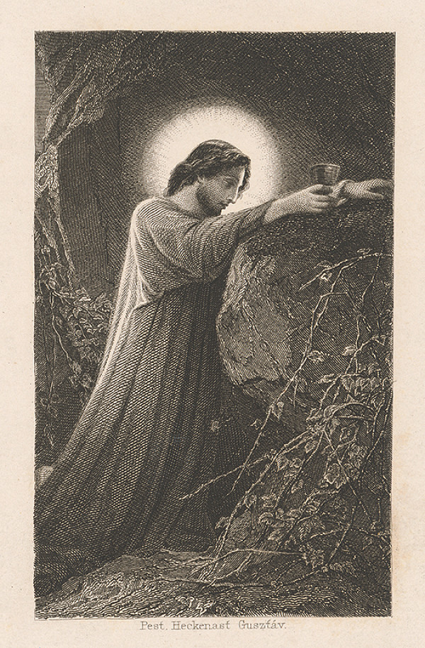 Gustáv Heckenast – Kristus v Getsemanskej záhrade 