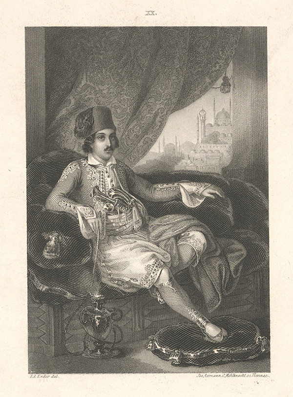 Josef Axmann, Eduard Ender, Carl Mahlknecht – Portrét orientálneho muža 