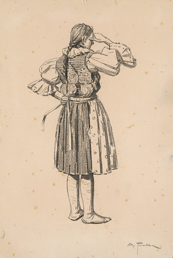 Antoš Frolka – Stojaca sedliačka 