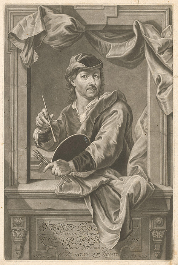 Johann Jacob Haid, Ján Kupecký – Autoportrét 