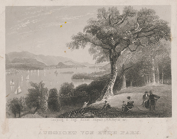 Albert Henry Payne – Pohľad na Hyde Park 