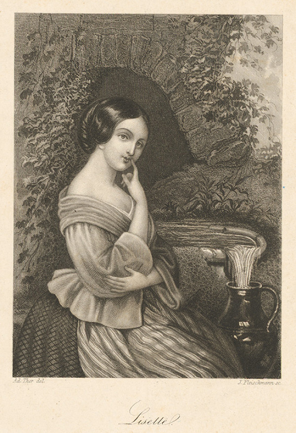 Jacob Fleischmann, Ad. Ther – Portrét ženy 