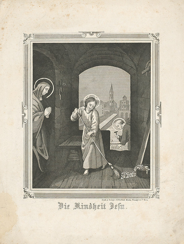 Stredoeurópsky grafik z 19. storočia – Detstvo Ježiša 