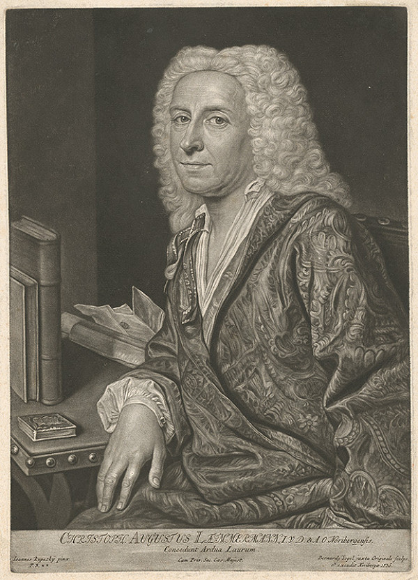 Bernhard Vogel, Ján Kupecký – Christoph August Lämmermann (1684-1742) 