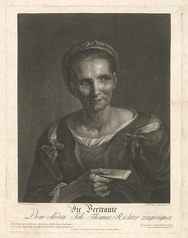 Johann Friedrich Bause, Ján Kupecký – Dôvernica 