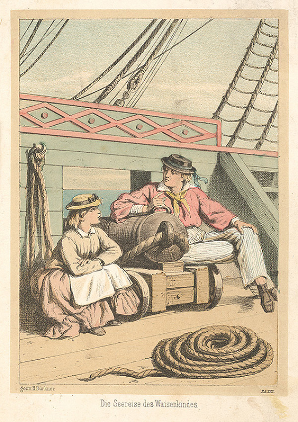 Hugo Bürkner – Cesta siroty na mori 