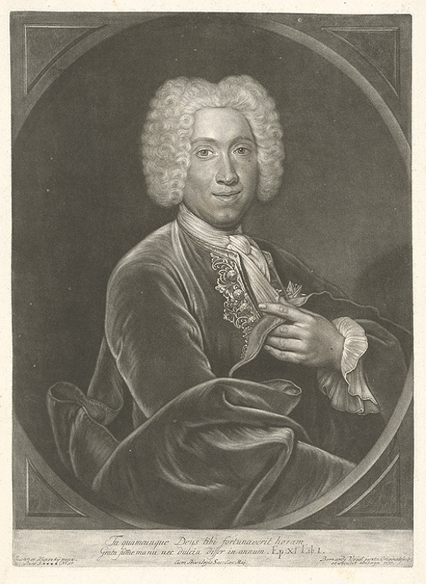 Bernhard Vogel, Ján Kupecký – Portrét mladšieho J. Bedricha Bachova von Echt, ministra v Gothe 