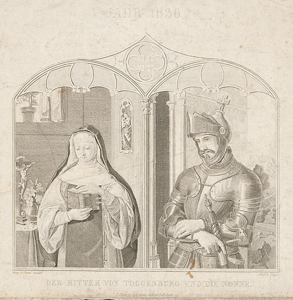 Moritz Edwin Kluge, Louise Seidler – Rytier a mníška 