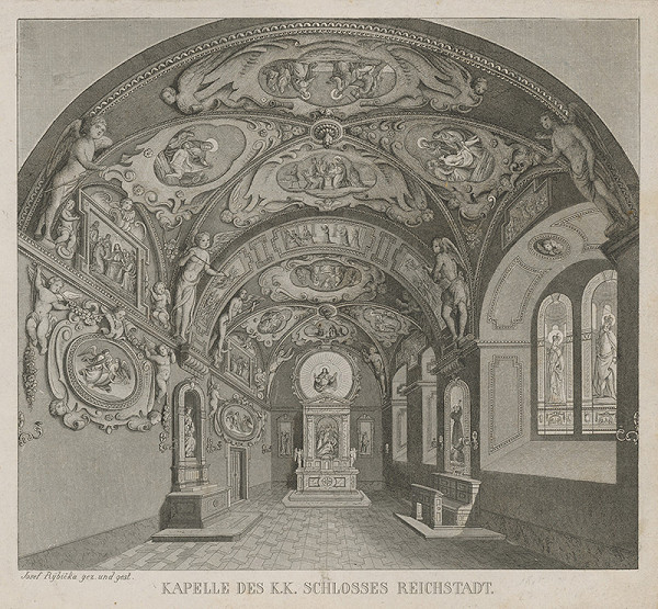 Josef Rybička – Kaplnka pri zámku v Reichstadte 