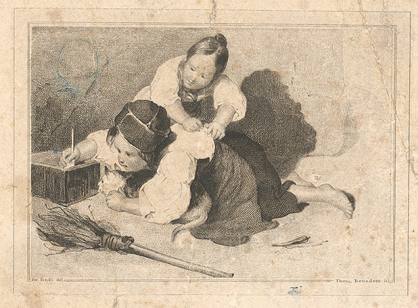 Tommaso Benedetti, Peter Fendi – Dve hrajúce sa deti 