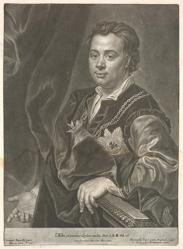 Bernhard Vogel, Ján Kupecký – Portrét grófa Gustava Adolfa Gottera (1692-1762) 