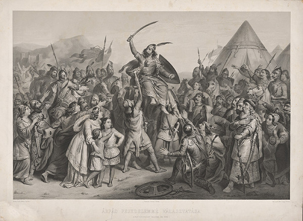 Mihály Kovács, Louis Stanislas Marin-Lavigne – Zvolenie Arpáda za panovníka 