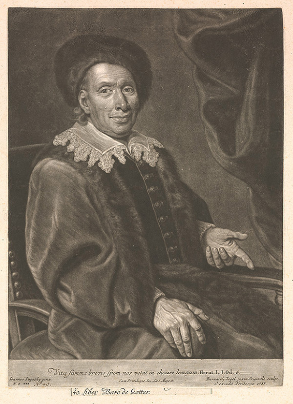 Bernhard Vogel, Ján Kupecký – Johann Michael von Gotter (1654-1729) 