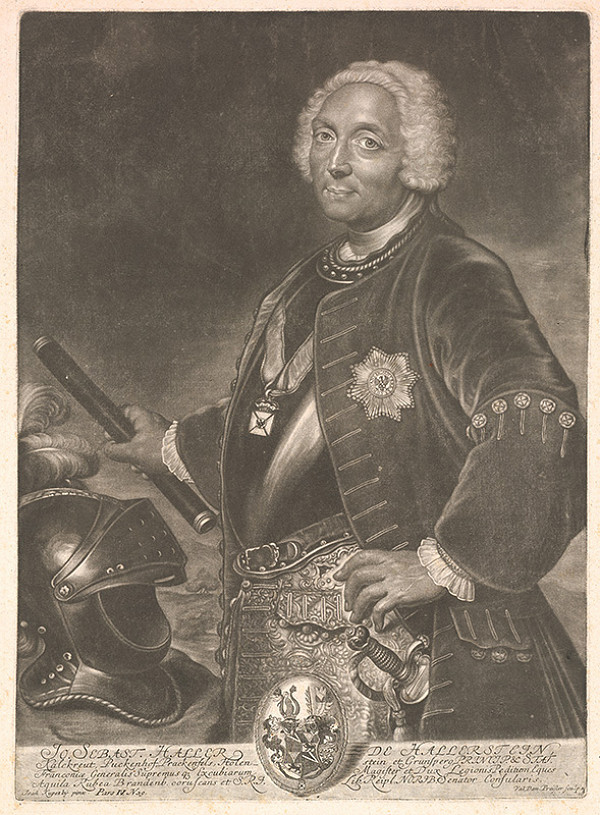 Valentin Daniel Preissler, Ján Kupecký – Johann Sebastian Haller von Hallerstein (1684-1745) 