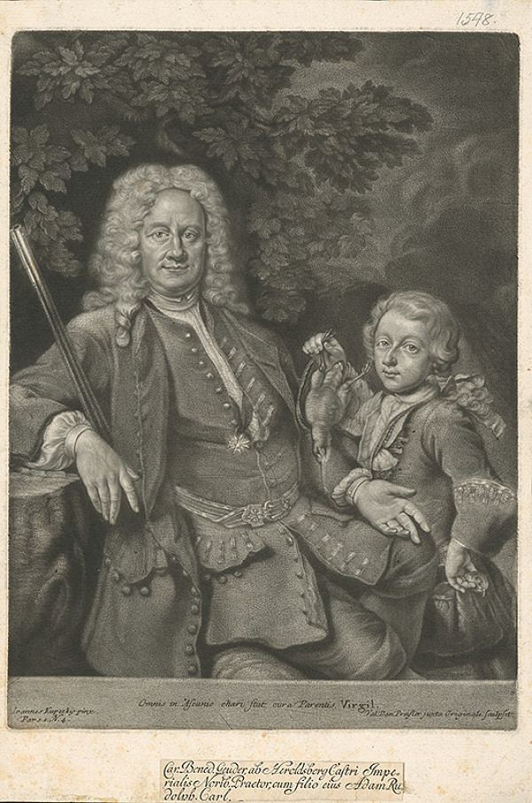 Valentin Daniel Preissler, Ján Kupecký – Karl Benedikt von Geuder-Heroldsberg so synom Adamom Rudolfom Karolom 