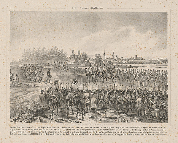 Vincenz Katzler – Dobývanie Komárna 