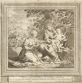 Pietro da Cortona, Neznámy rytec – Madona s dieťaťom a klaňajúca sa sv. Martina 