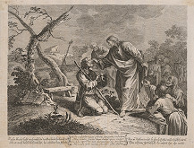 Johann Christoph Winkler – Ježiš lieči slepého 