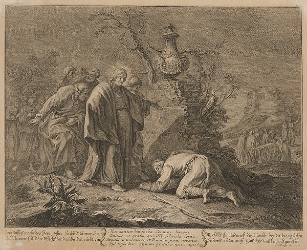 Johann Christoph Winkler – Ježiš lieči chorých 