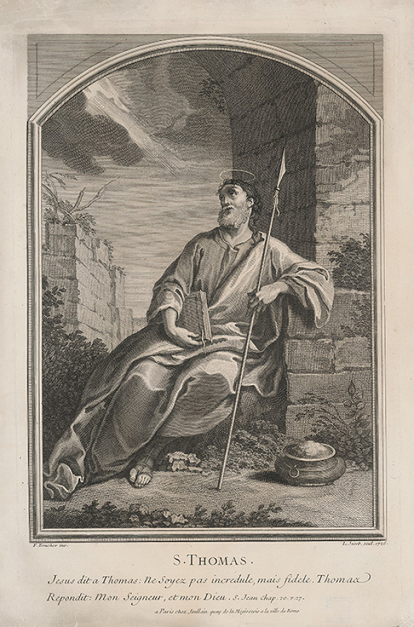 Louis Jacob, François Boucher, Jean-François Joullain – Sv. Tomáš 