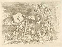 Pietro Testa – Klaňanie pastierov 