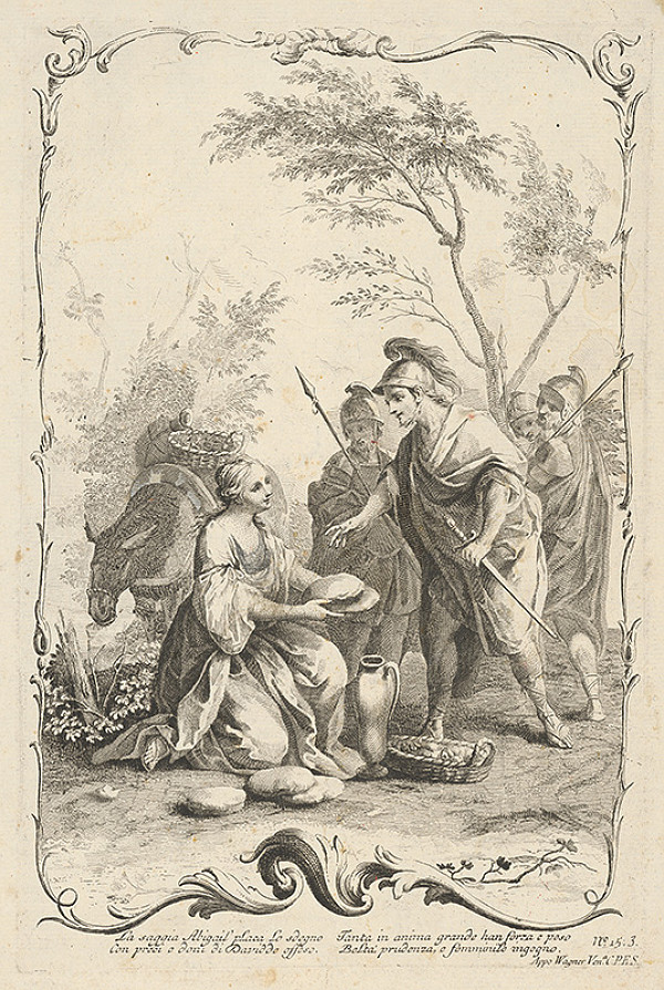 Joseph Wagner, Jacopo Amigoni – Dávid a Abigail 