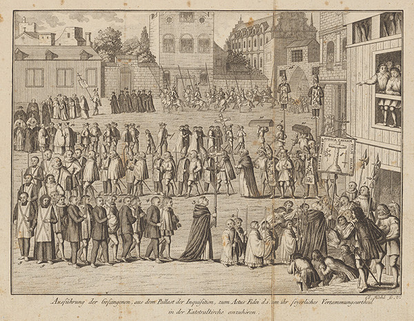 Clemens Kohl – Privedenie zajatých do katedrály 