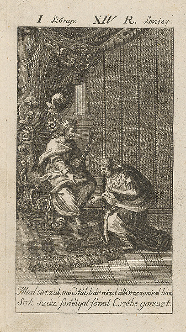 Maďarský grafik z 18. storočia – Prosiaci u kráľa 