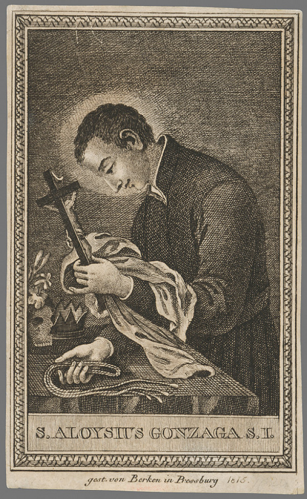 János Berken – Svätý Alojz Gonzaga 