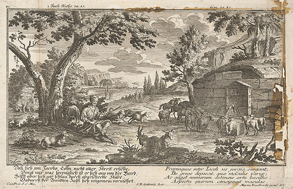 Nemecký grafik zo 17. storočia – Márnotratný syn 