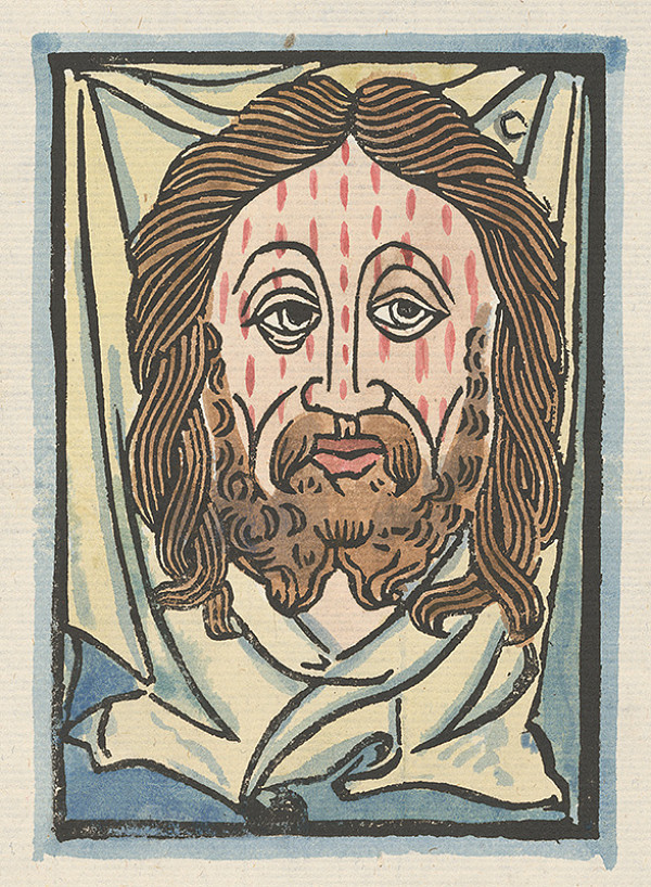 Stredoeurópsky grafik z 15. storočia – Šatka svätej Veroniky 