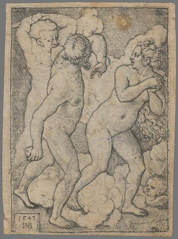 Hans Sebald Beham – Vyhnanie z raja 