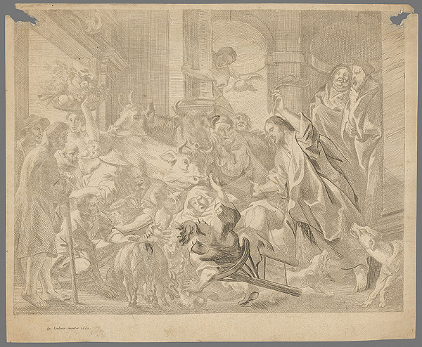 Jacob Jordaens – Kristus vyháňa obchodníkov z chrámu 