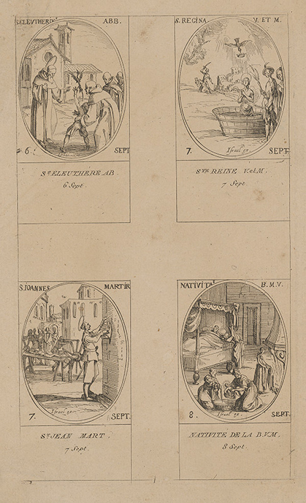 Jacques Callot, Israël Henriet – Z knihy svätých 