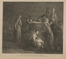 Adam Friedrich Oeser, Barent Fabritius – Obetovanie Krista v chráme 