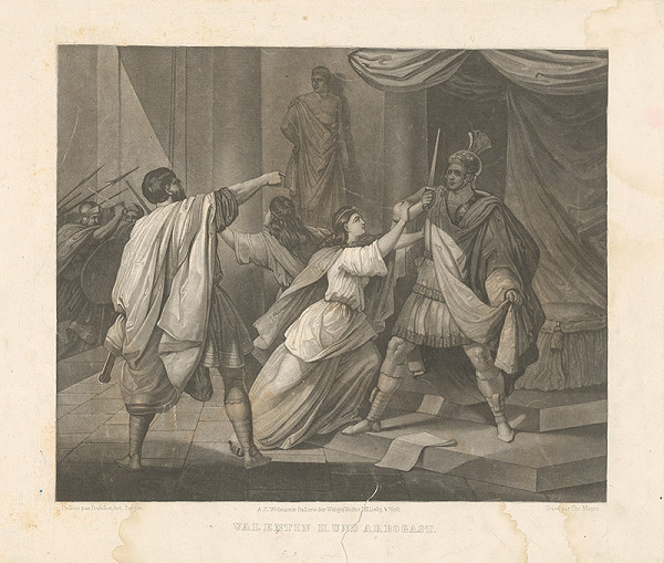 Christian Mayer, Anton von Perger – Valentín II. a Arbogast 