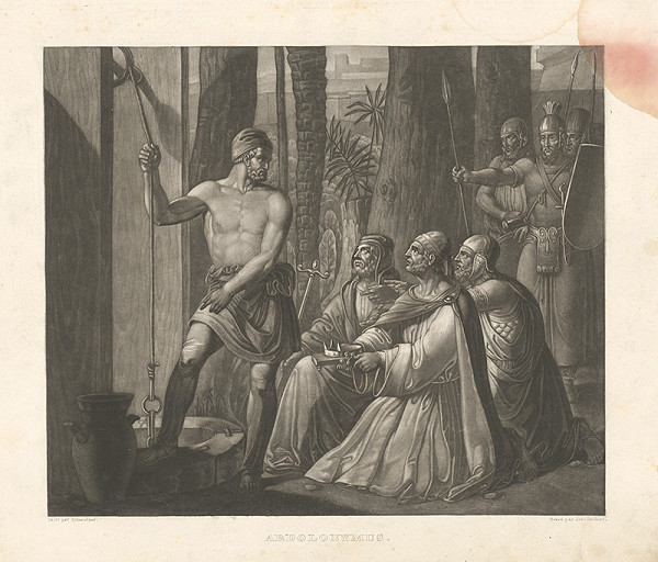 Johann Ulrich Geissler, Joseph Schmutzer – Abdolonymus 