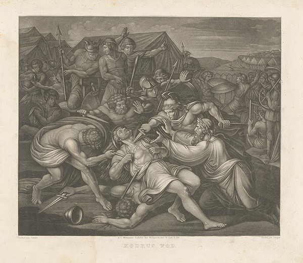 Carl Joseph Geiger, Scholz – Smrť Kodrusa 