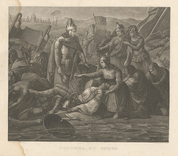 Gabriel von Hackl, Joseph Schmutzer – Panthea a Cyrus 