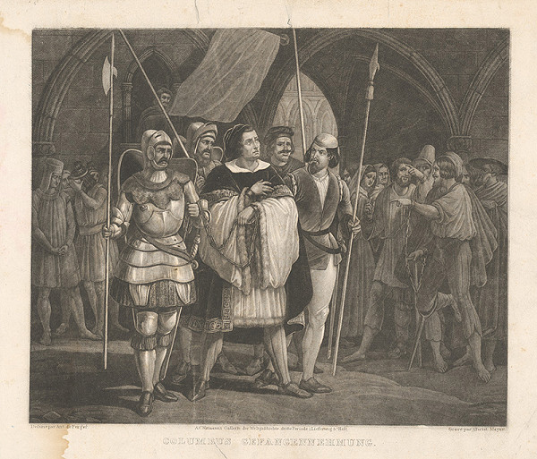 Christian Mayer, Anton von Perger – Zajatie Kolumbusa 